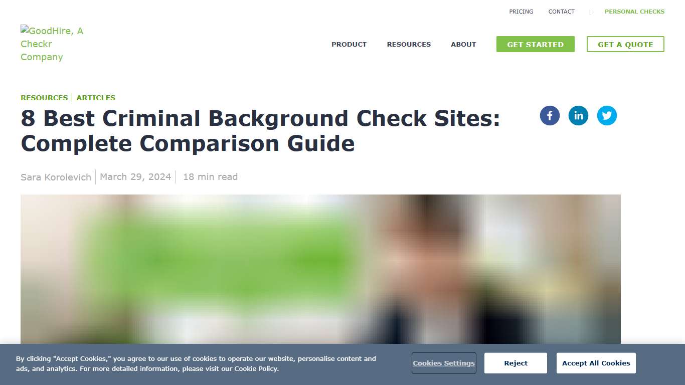 Best Criminal Background Check Sites: Top 8 Providers Compared | GoodHire